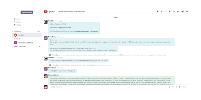 Odoo CRM Kommunikationsplattform Odoo CRM Kommunikationsplattform