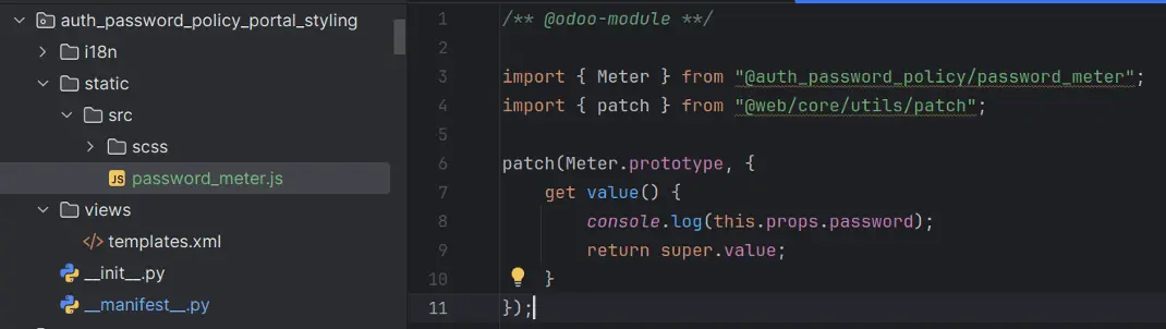 Die fertige JavaScript Datei​