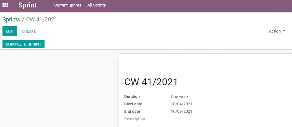 Die Erstellung eines Sprints Die Erstellung eines Sprints