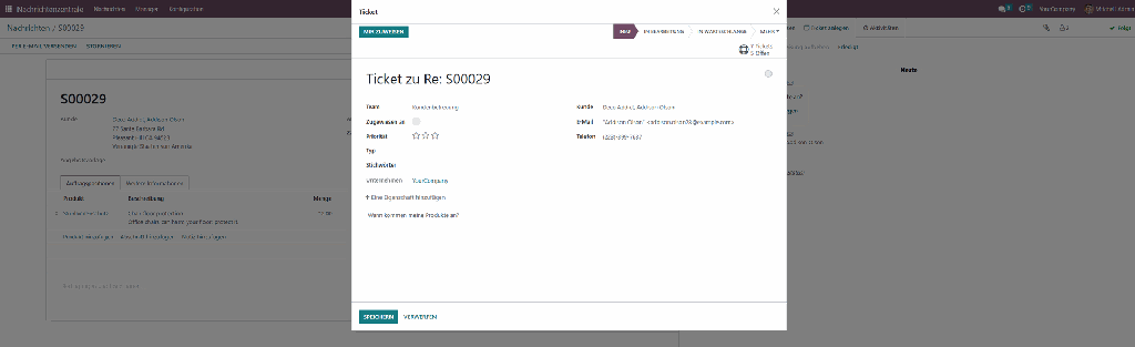 Odoo Ticketing Software - Helpdesk-Integration